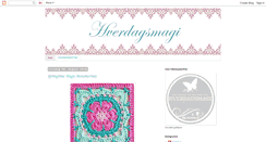 Desktop Screenshot of hverdagsmagi.com